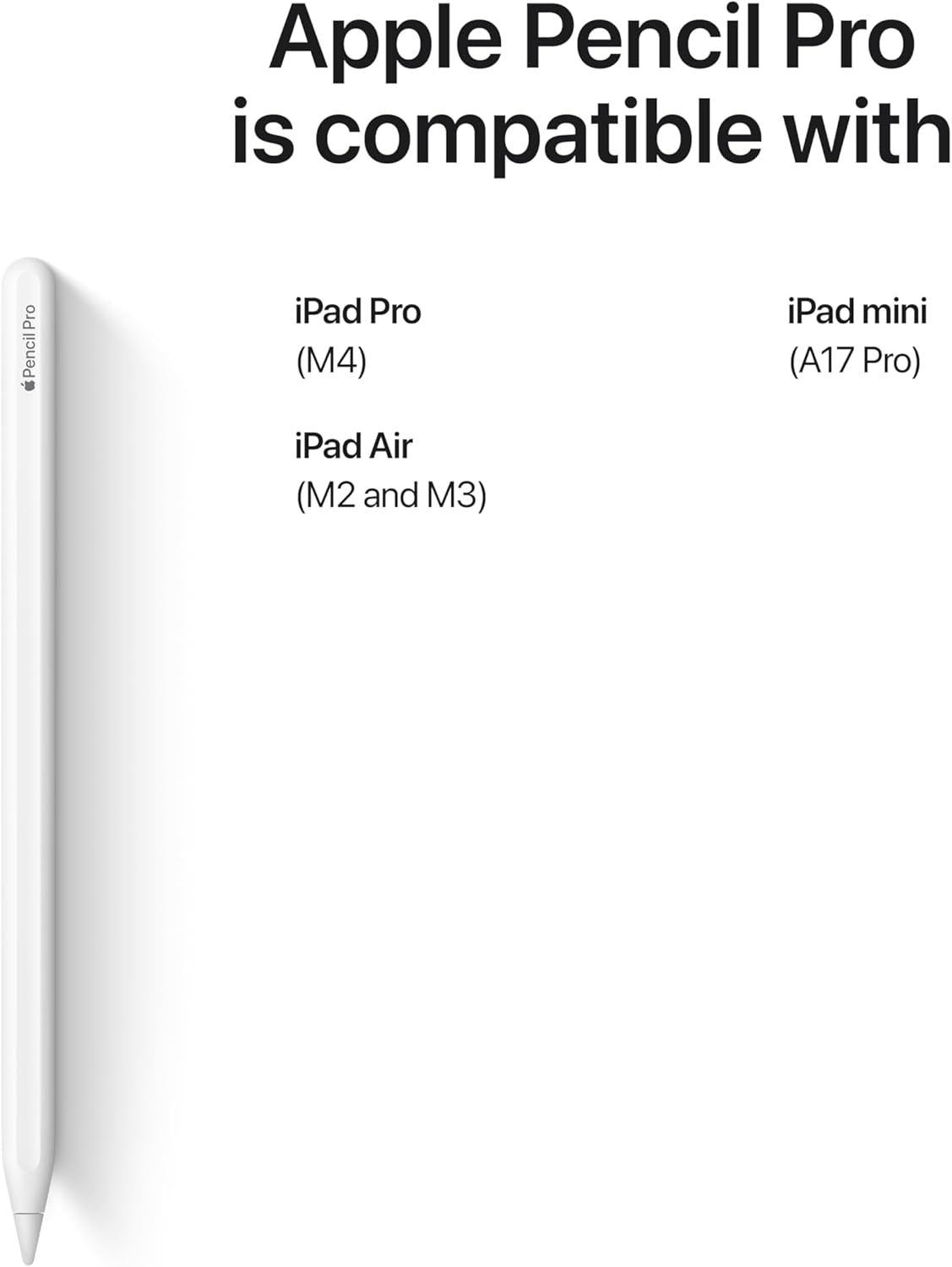 Apple Pencil Pro (Model: MX2D3AM/A) – Advanced Stylus for iPad Pro & iPad Air.