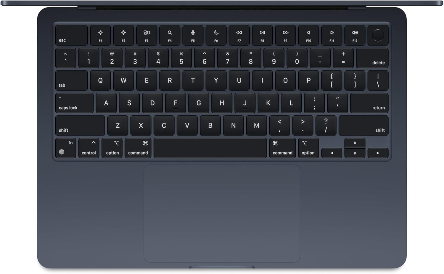 Apple 13-inch MacBook Air (M3 Chip, 16GB RAM, 256GB SSD, Liquid Retina Display) Midnight Blue.