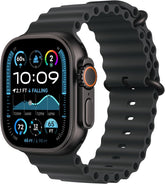 Apple Watch Ultra 2 GPS & Cellular 49mm Black Titanium Case with M/L Black Trail Loop | 1-Year Warranty | Free 2-Day Shipping