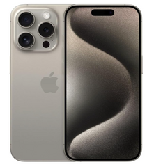 iPhone 15 Pro Max 256GB Natural and Black Titanium, Unlocked , Renewed.