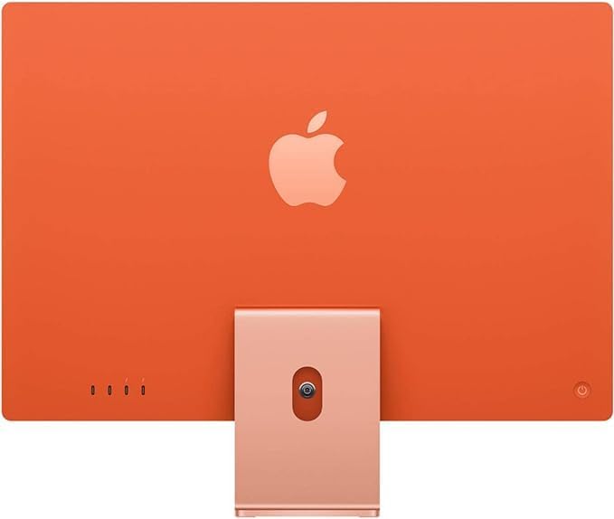 Apple iMac 24-inch (M1, 2021) 16GB RAM, 2TB SSD, Orange.