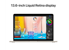 Apple MacBook Air 13.6-inch (2023) – M2, 16GB RAM, 512GB SSD – Silver Open Box display view