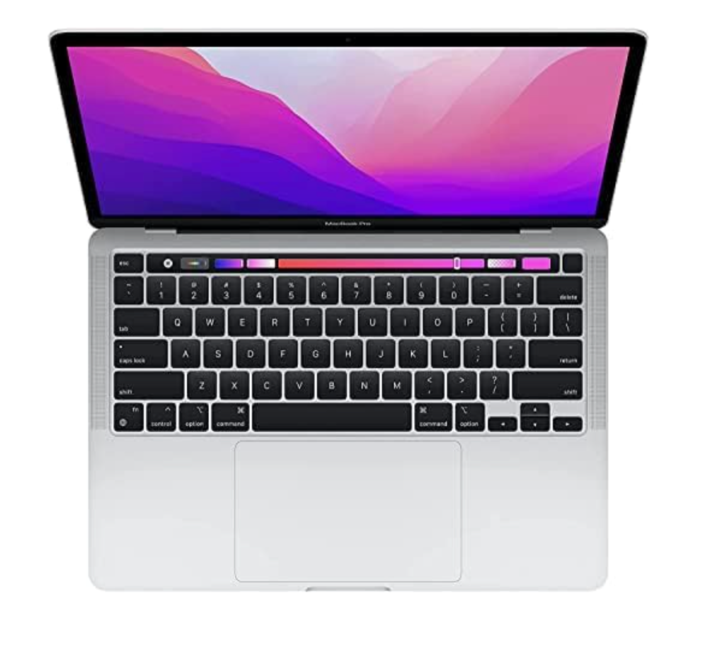 2022 Apple MacBook Pro with Apple M2 Chip (13-inch, 24GB RAM, 1TB SSD Storage) Silver (Renewed).