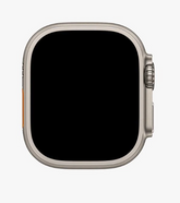 Apple Watch Ultra 2 GPS & Cellular 49mm Black Titanium Case with M/L Black Trail Loop.