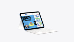 Apple iPad 11-inch A16 — 128GB Wi-Fi Silver-With Apple magic keyboard Folio