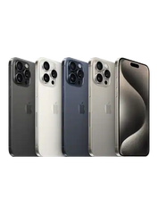iPhone 15 Pro Max 256GB Natural and Black Titanium, Unlocked , Renewed.