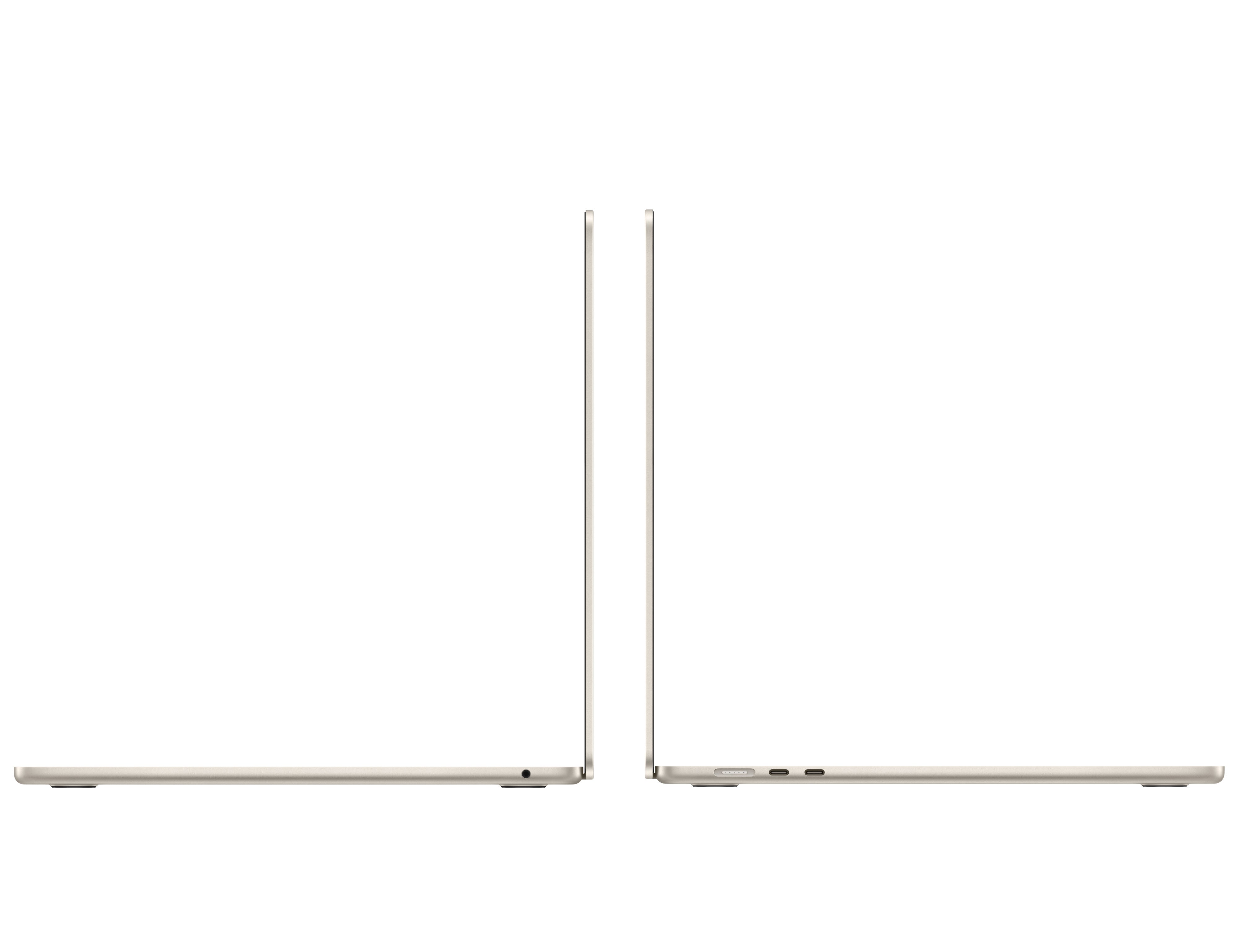 Apple MacBook Air 15.3-inch M2 Chip, 8GB RAM, 256GB SSD, Starlight 1 Year Warranty.
