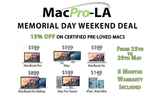 MEMORIAL DAY WEEKEND DEAL