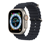 Apple Watch Ultra GPS + Cellular, 49mm Titanium Case with Midnight Black Ocean Band , New