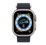 Apple Watch Ultra GPS + Cellular, 49mm Titanium Case with Midnight Black Ocean Band , New