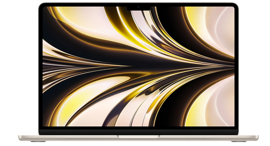 Apple MacBook Air Laptop with M2 chip: 15.3-inch 16GB Ram 512GB SSD, Starlight , Open Box