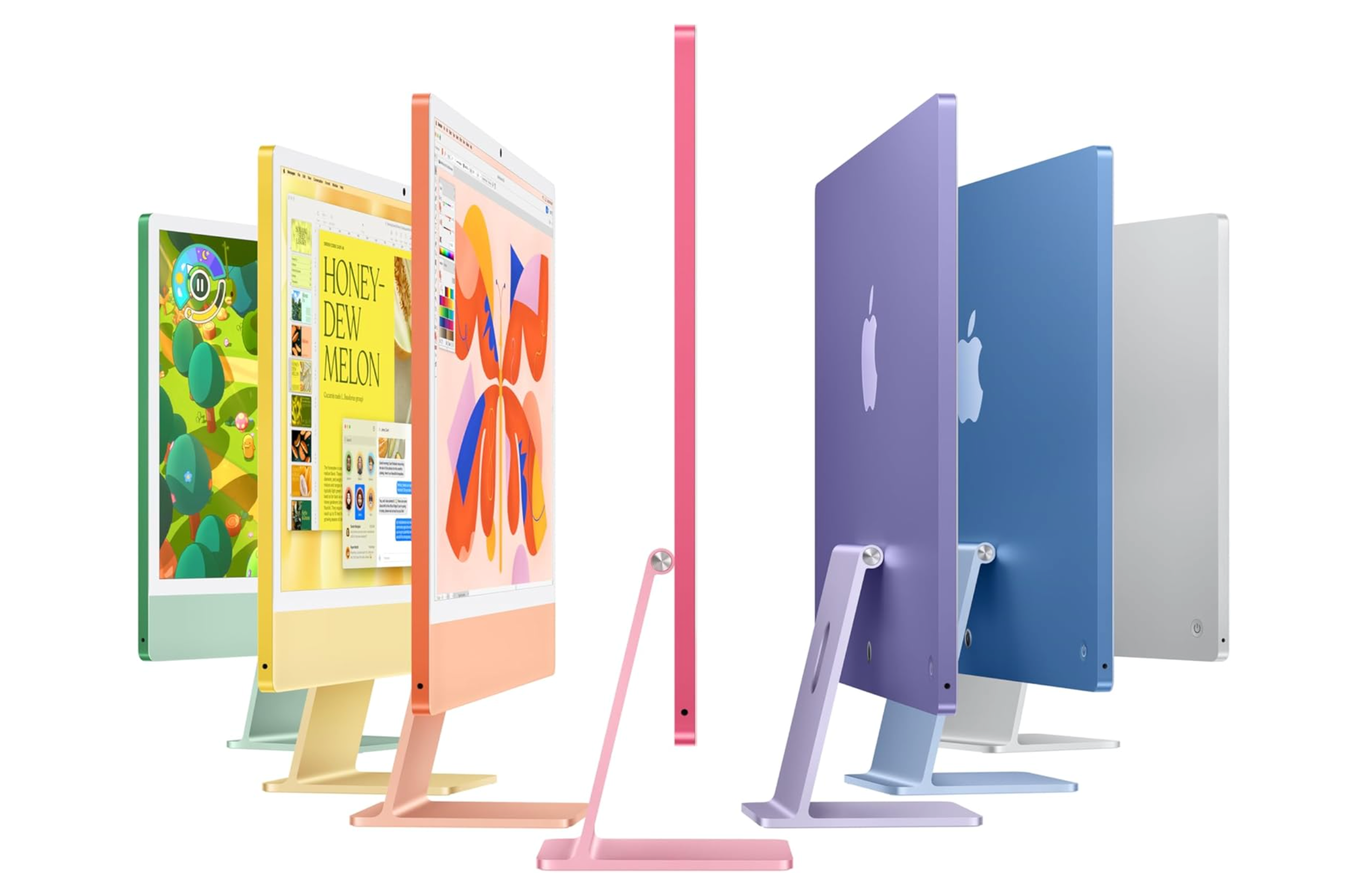 Apple M4 chip with 8-core CPU, 8-core GPU, 16-core Neural Engine 24-inch 4.5K Retina display / Standard glass 16GB unified memory 256GB SSD -Blue Like New