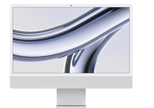 Apple iMac 24-inch (M1, 2021) 16GB RAM, 1TB SSD, 4.5K Retina Display, Silver