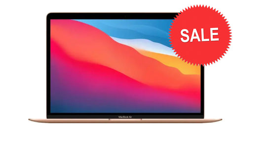 Apple MacBook Air (2020) 13.3-inch - M1 Chip, 8-Core CPU, 7-Core GPU, 8GB RAM, 256GB SSD - Rose Gold (Open Box)