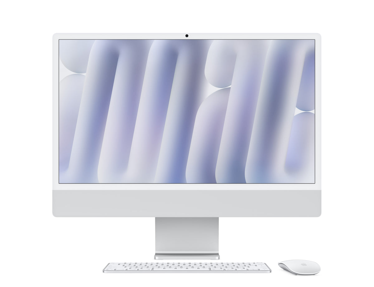 Apple iMac 24-inch M4, 16 GB ram 256GB SSD Silver 1 Year Warranty.